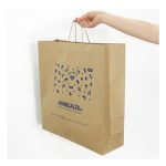 bolsa papel kraft 48x45x15 kraft impresa