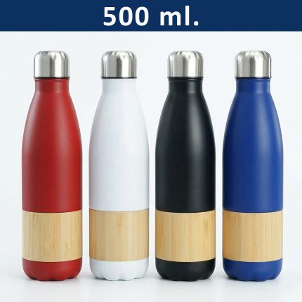 Botella Térmica M201 detalle Bamboo